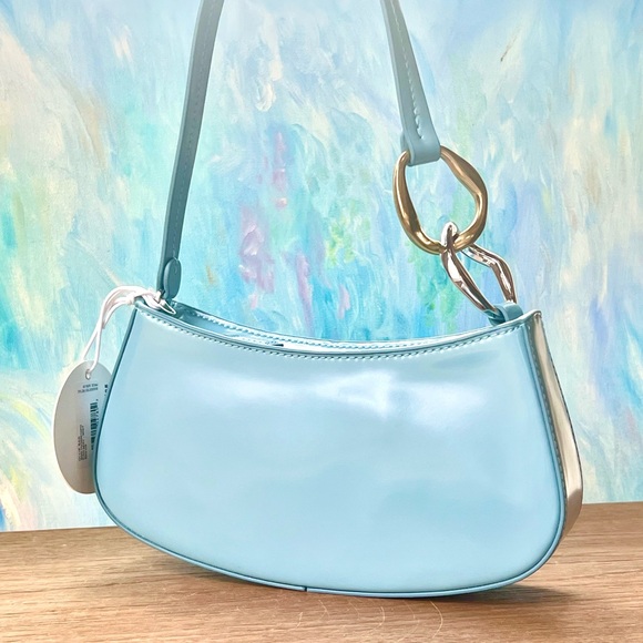 NWT Staud Ollie Shoulder Bag Mist 🌟Rare🌟 - Picture 7 of 15
